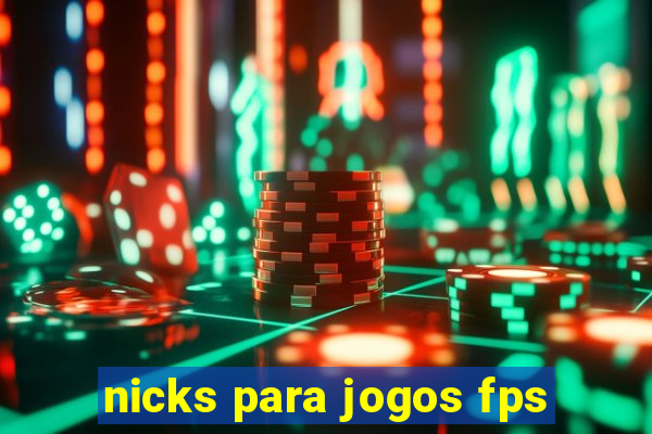 nicks para jogos fps