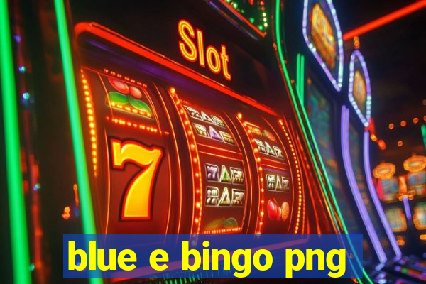 blue e bingo png