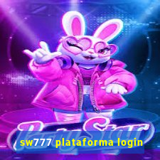 sw777 plataforma login