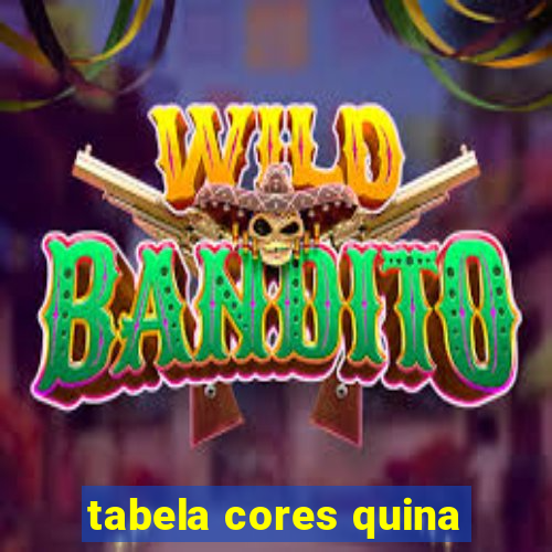 tabela cores quina